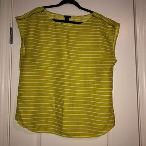 Yellow/Green striped blouse
